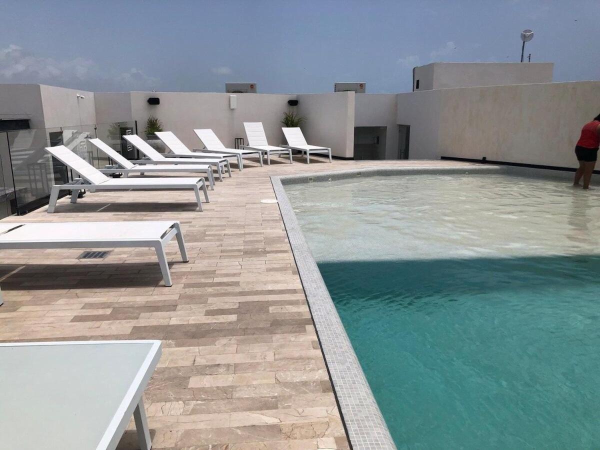 Deluxe Aparment Whit Beach & Ocean View 8 Pax بلايا ديل كارمن المظهر الخارجي الصورة